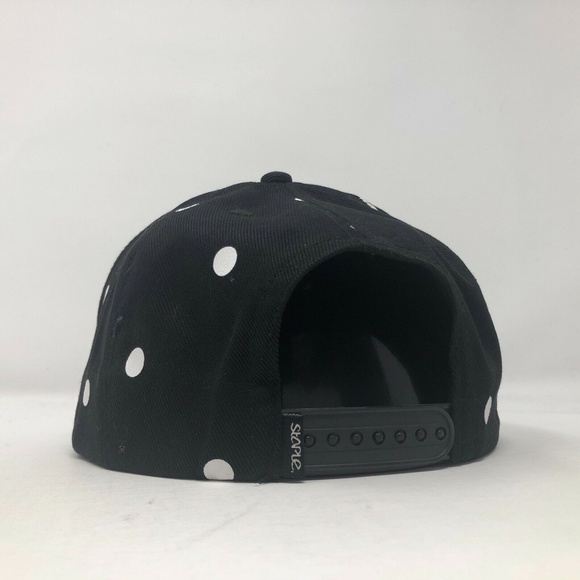 Staples Snapback Hat Streetwear Polka Dots - Picture 5 of 7